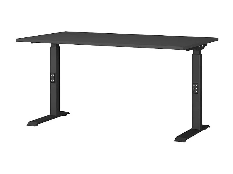 Schreibtisch Bürotisch höhenverstellbar - melaminbeschichtet