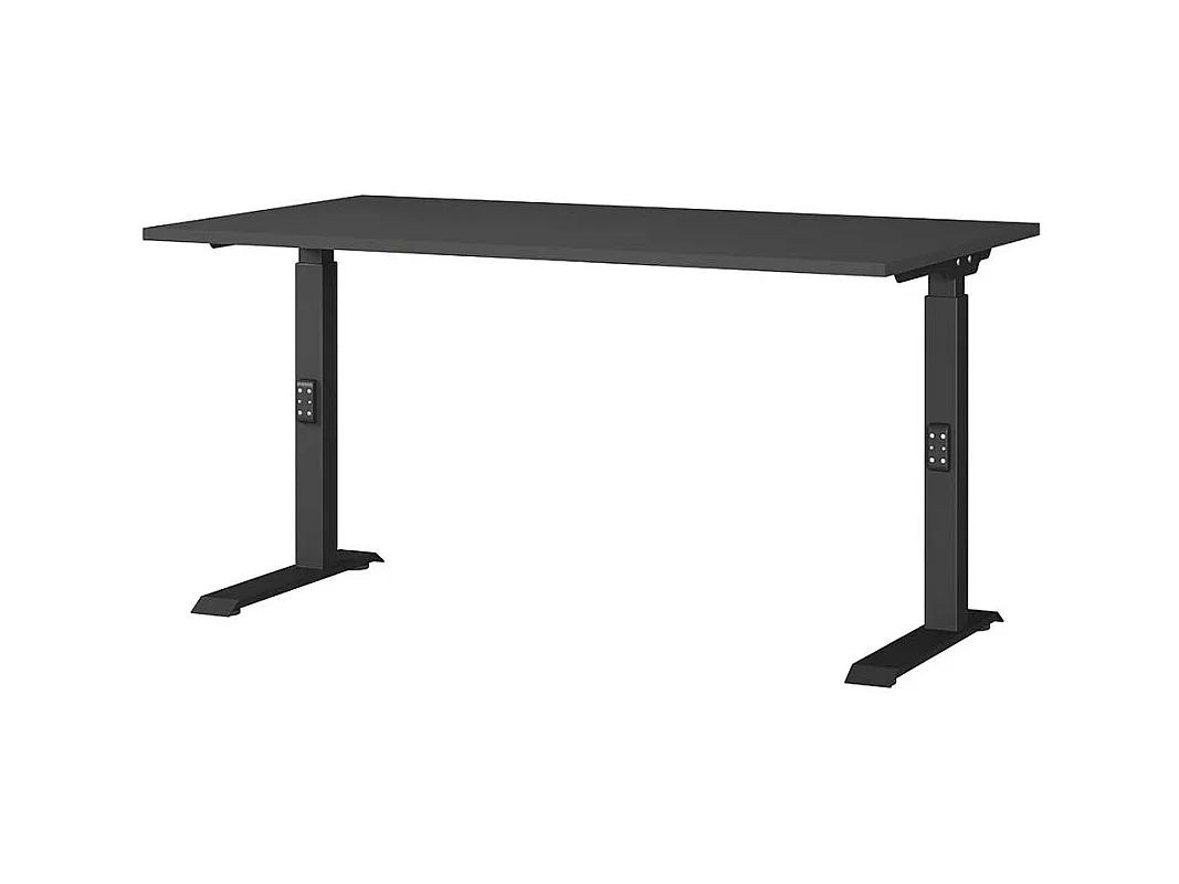 Schreibtisch Bürotisch höhenverstellbar - melaminbeschichtet