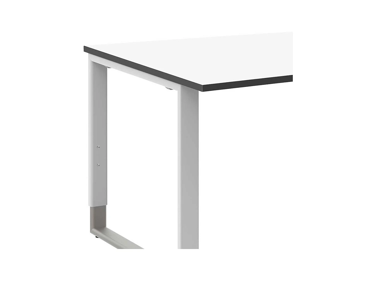 B�rotisch in Wei� h�henverstellbar