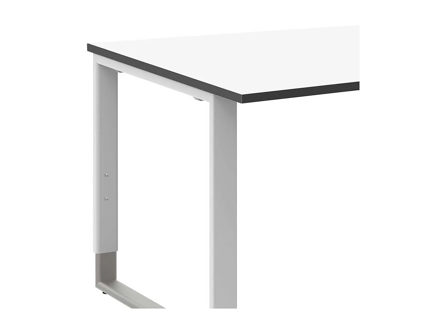 B�rotisch in Wei� h�henverstellbar