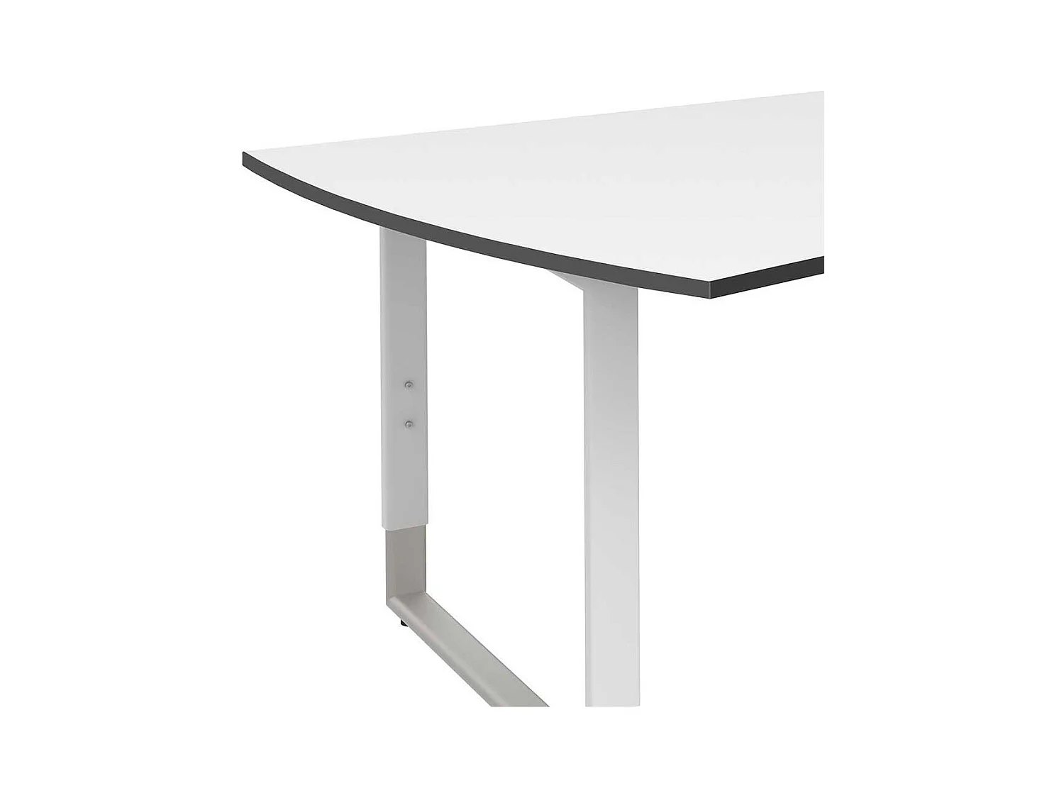 PC Schreibtisch in Wei� h�henverstellbar