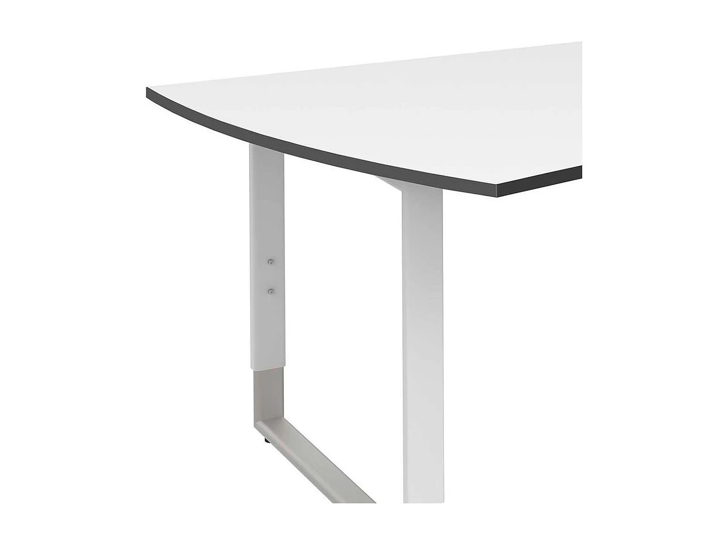 PC Schreibtisch in Wei� h�henverstellbar