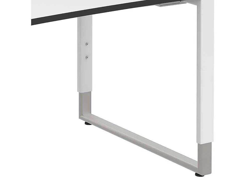 PC Schreibtisch in Wei� h�henverstellbar