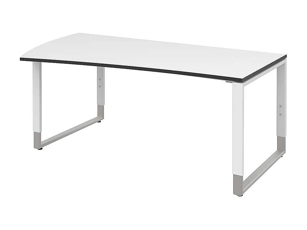 PC Schreibtisch in Wei� h�henverstellbar