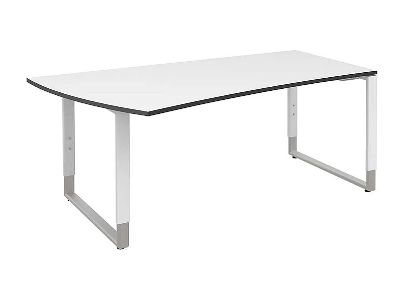 PC Schreibtisch in Wei� h�henverstellbar
