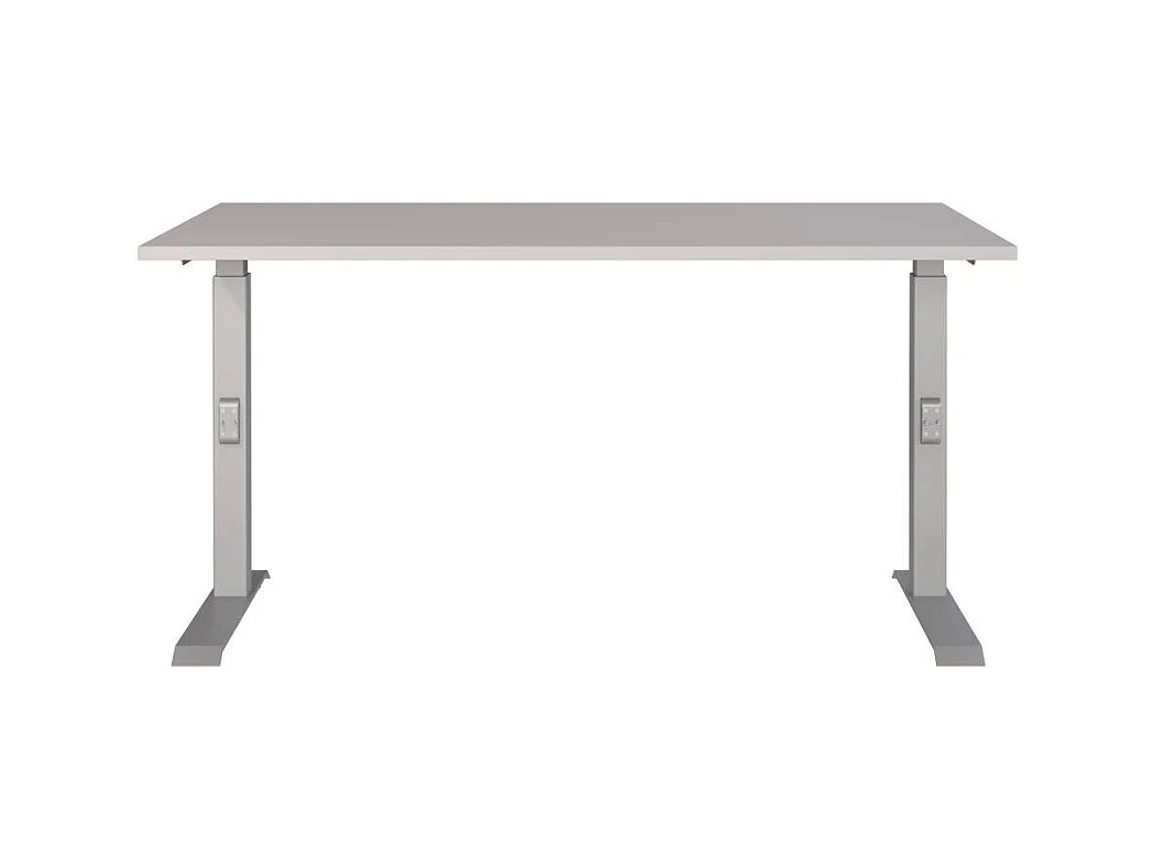 Schreibtisch Bürotisch höhenverstellbar und melaminbeschichtet