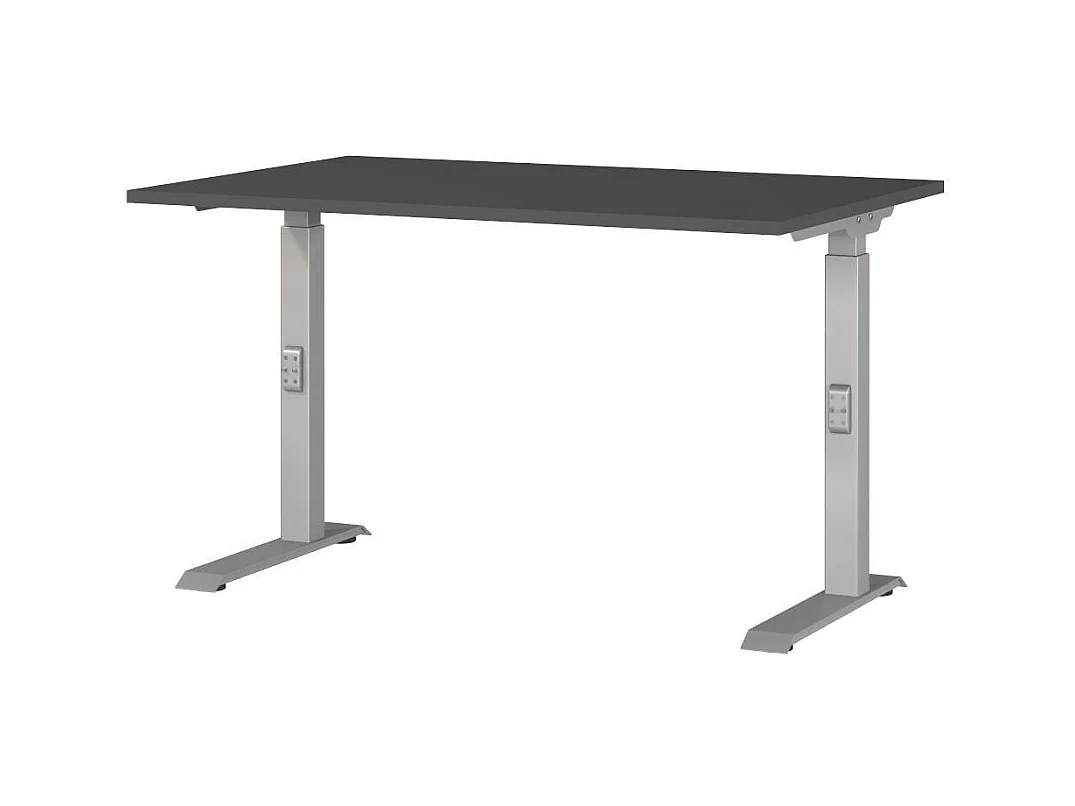 Schreibtisch Bürotisch höhenverstellbar - 80 cm tief