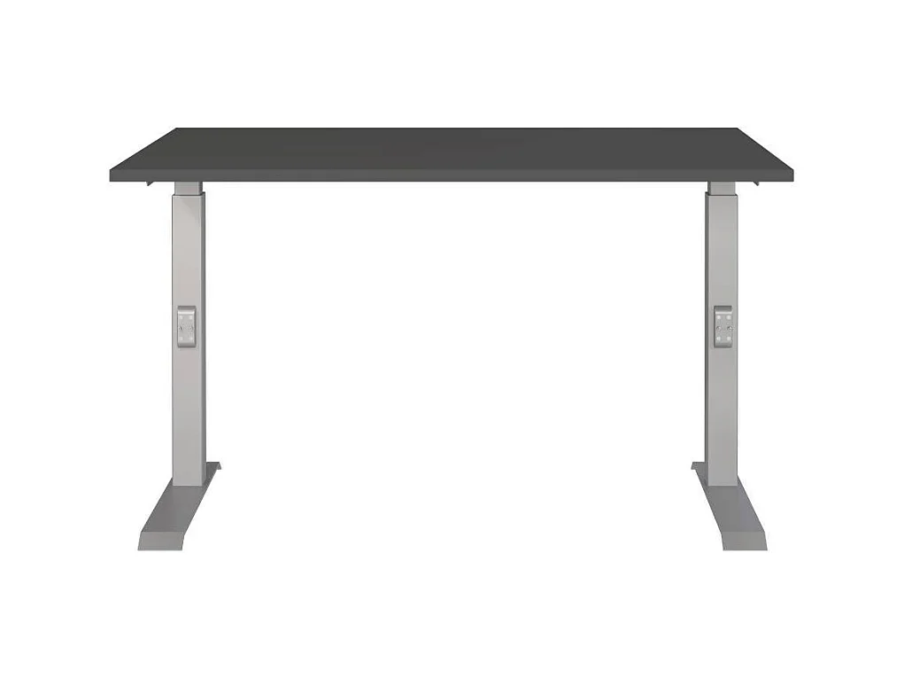 Schreibtisch Bürotisch höhenverstellbar - 80 cm tief