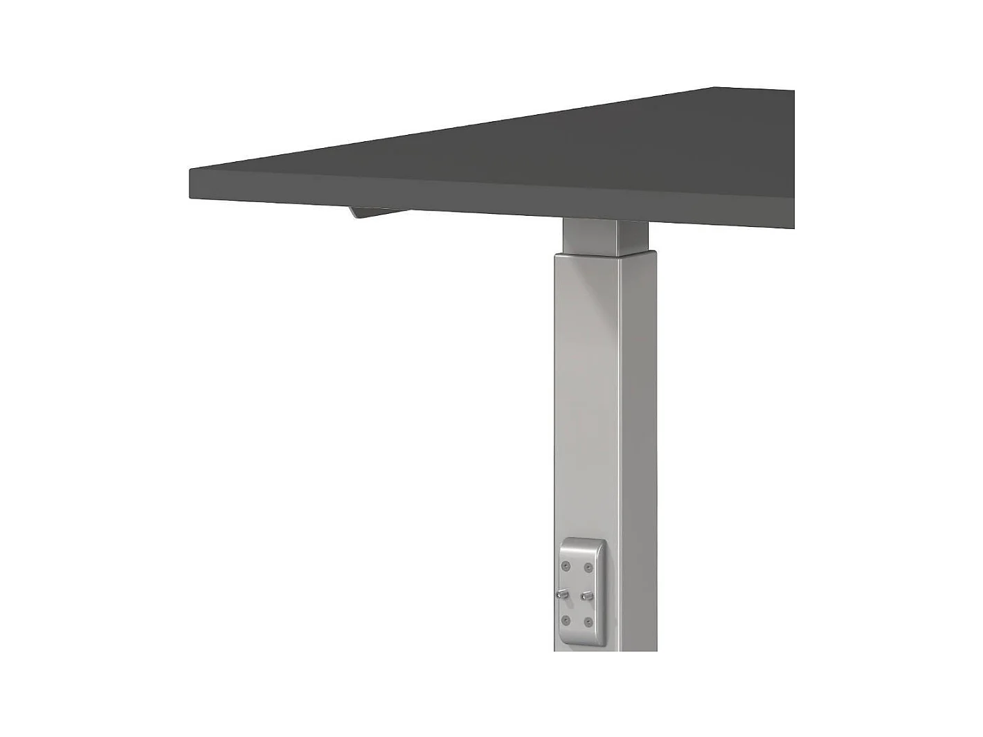 Schreibtisch Bürotisch höhenverstellbar - 80 cm tief