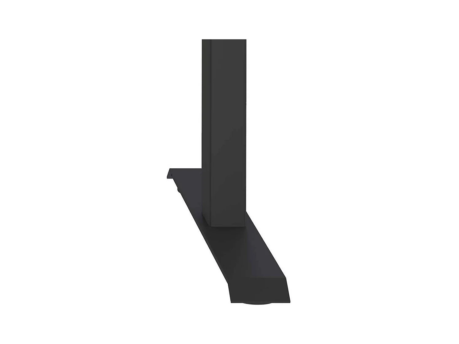 Schreibtisch Höhenverstellbarer Schreibtisch in Wildeichefarben mit T Gestell