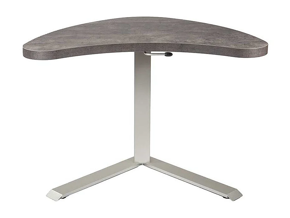 Moderner Laptoptisch in Beton Grau höhenverstellbar