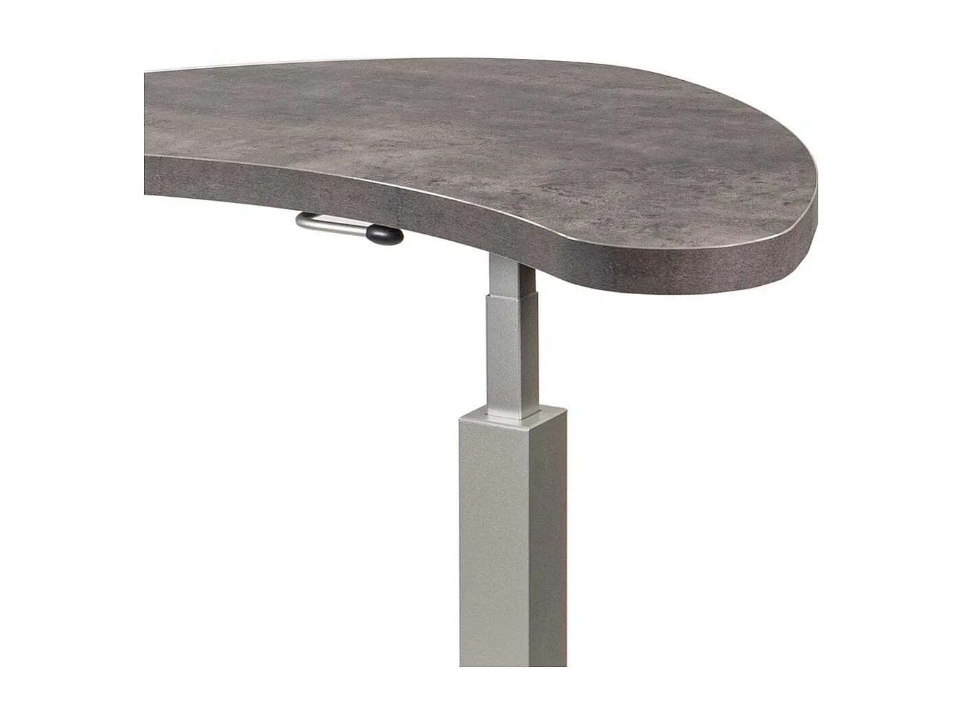 Moderner Laptoptisch in Beton Grau höhenverstellbar