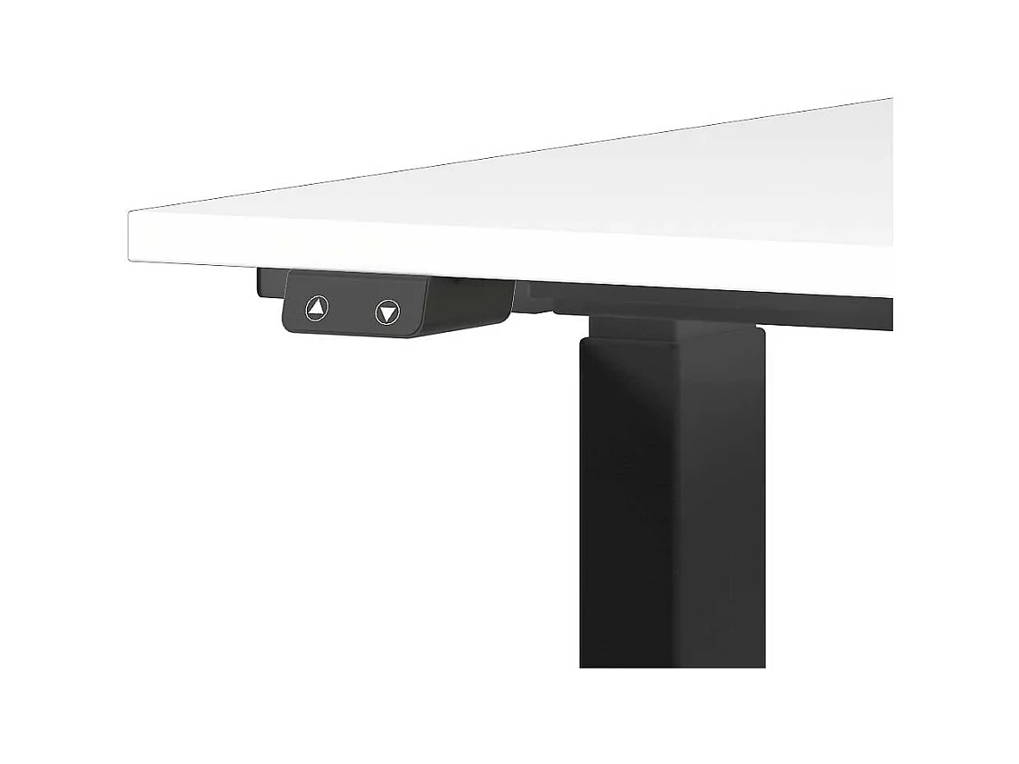 Schreibtisch Büroschreibtisch mit T Gestell und Holzwerkstoff Oberfläche