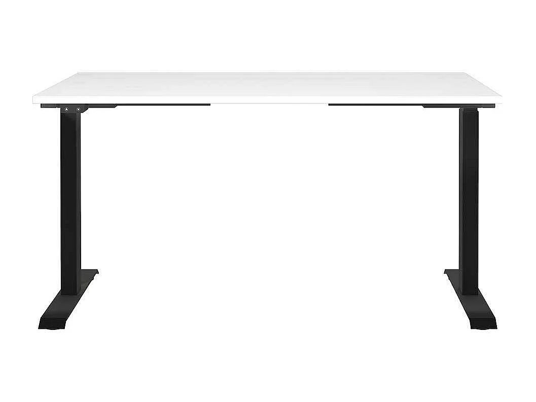 Schreibtisch Büroschreibtisch mit T Gestell und Holzwerkstoff Oberfläche