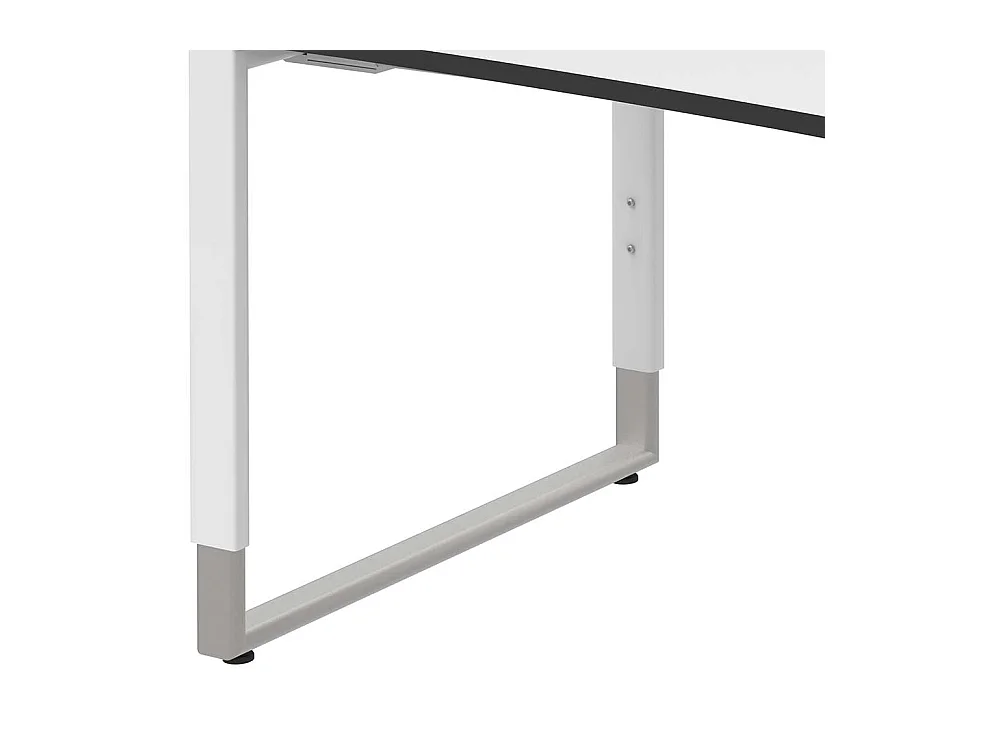 H�henverstellbarer B�rotisch in Wei� 180 cm breit