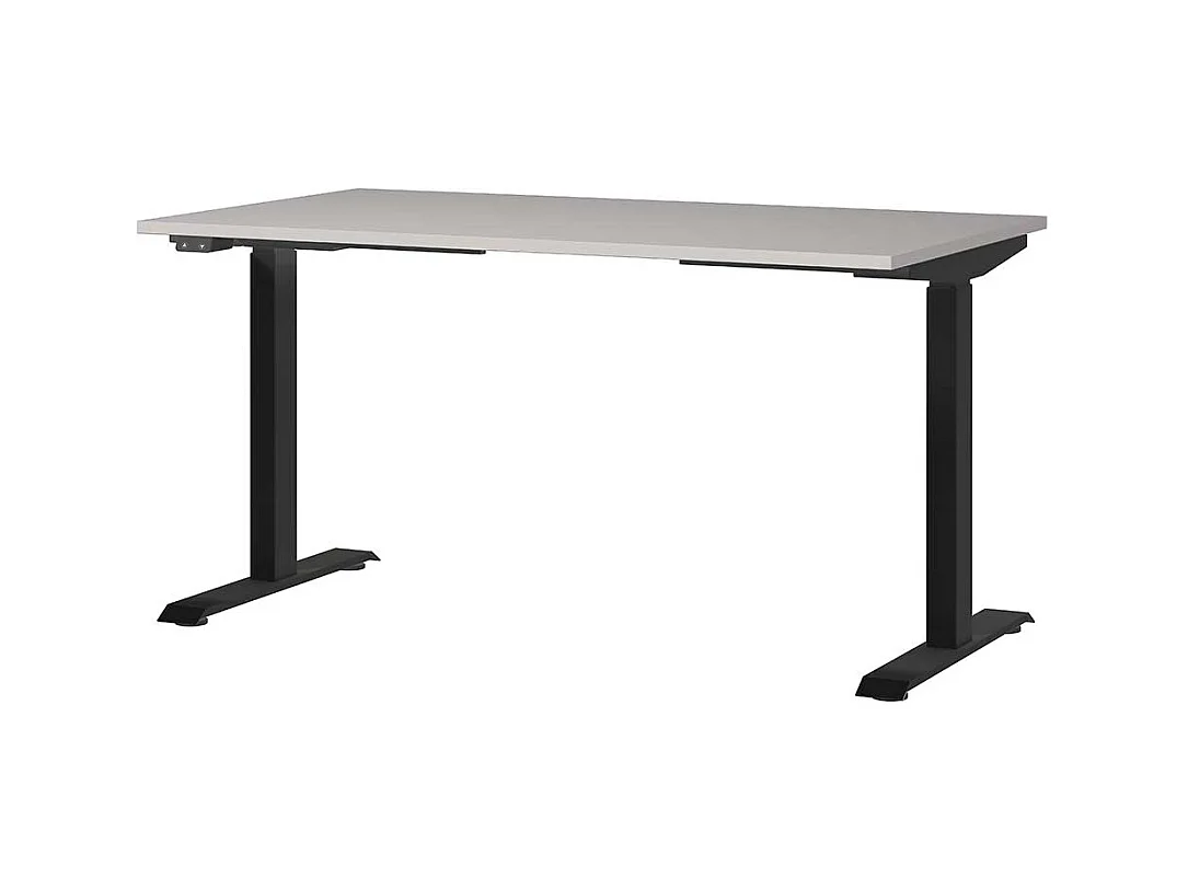 Edv Tisch Bürotisch mit Rollcontainer höhenverstellbar (zweiteilig)