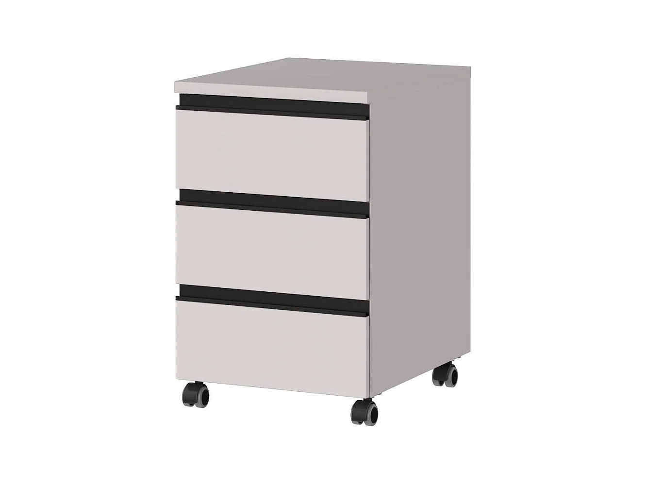 Edv Tisch Bürotisch mit Rollcontainer höhenverstellbar (zweiteilig)