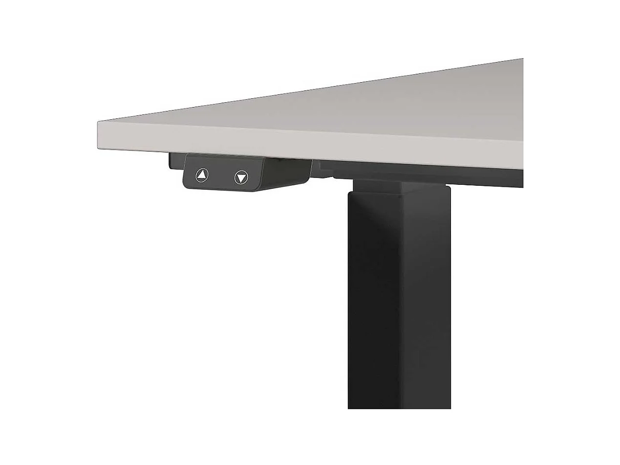 Edv Tisch Bürotisch mit Rollcontainer höhenverstellbar (zweiteilig)