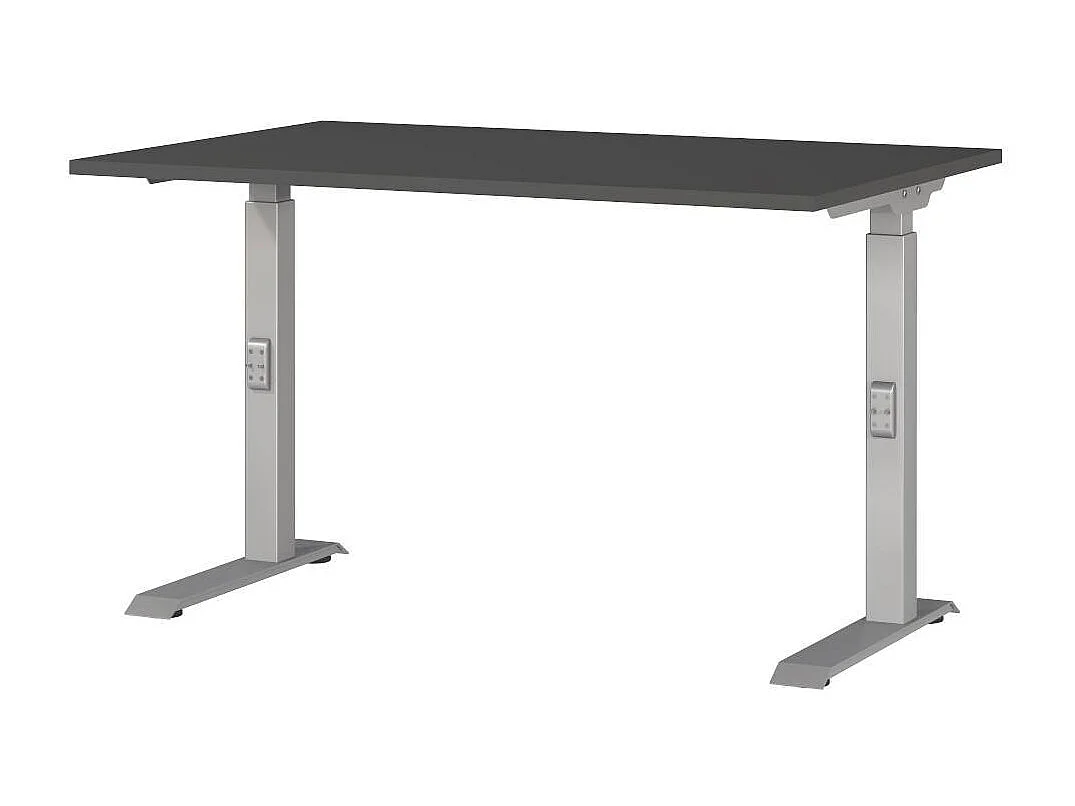 Schreibtisch Bürotisch höhenverstellbar - 80 cm tief