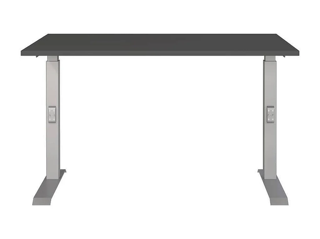 Schreibtisch Bürotisch höhenverstellbar - 80 cm tief