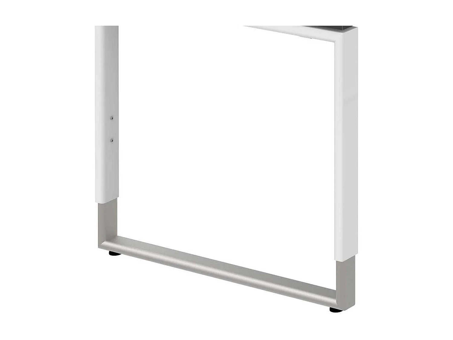 Eckschreibtisch in Wei� h�henverstellbar