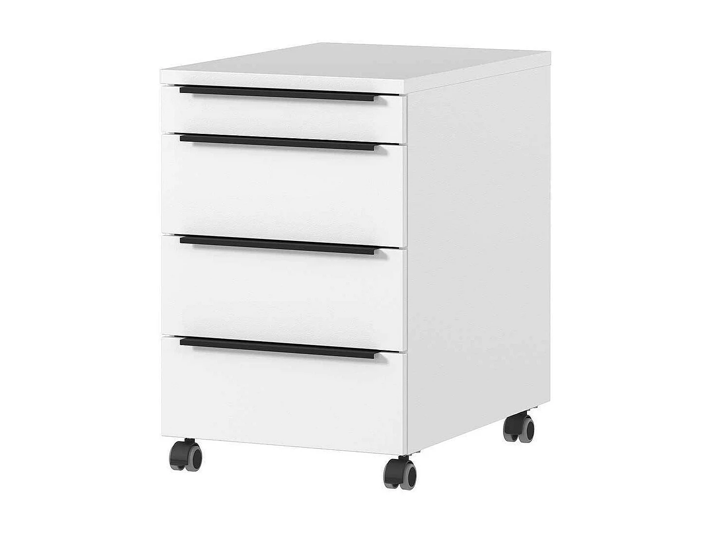 Schreibtisch höhenverstellbarer Tisch mit Rollcontainer zweiteilig (zweiteilig)