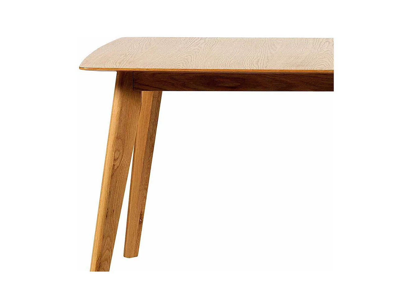 Esszimmertisch aus Eiche Butterfly Auszug