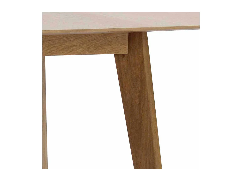 Esszimmertisch aus Eiche Butterfly Auszug