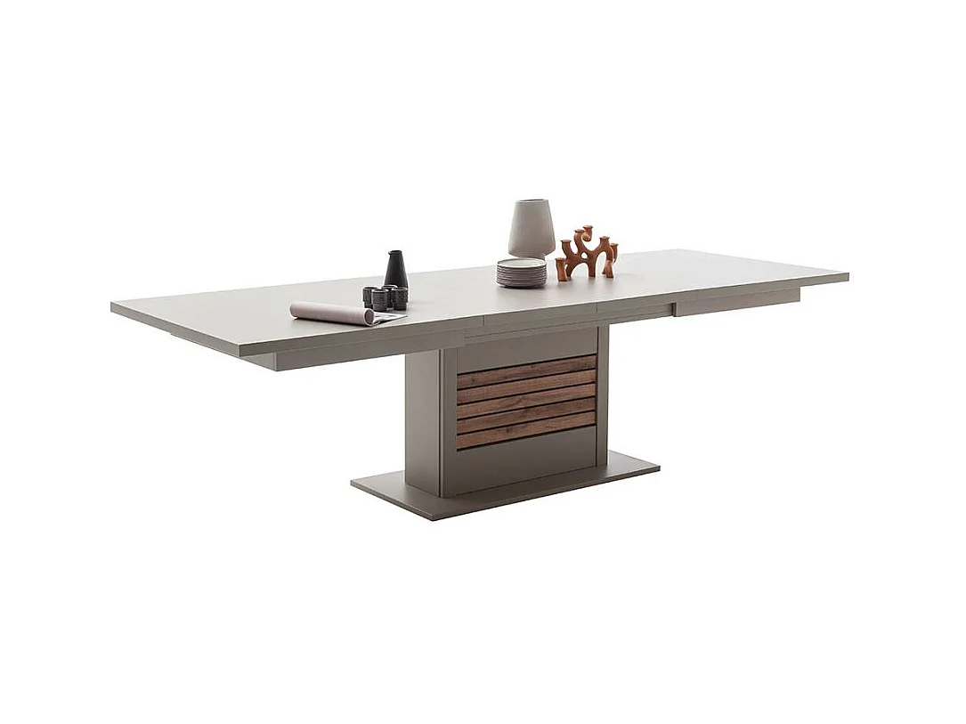 Esstisch Küchentisch auf Säulengestell mit Kulissenauszug