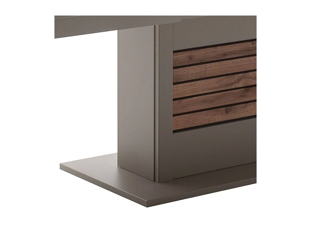 Esstisch Küchentisch auf Säulengestell mit Kulissenauszug