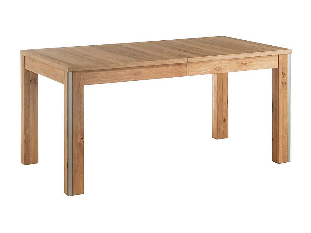 Esstisch in Asteiche Bianco furniert Kulissenauszug