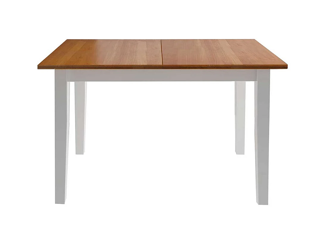 Esstisch Küchentisch in Weiß und Honigfarben