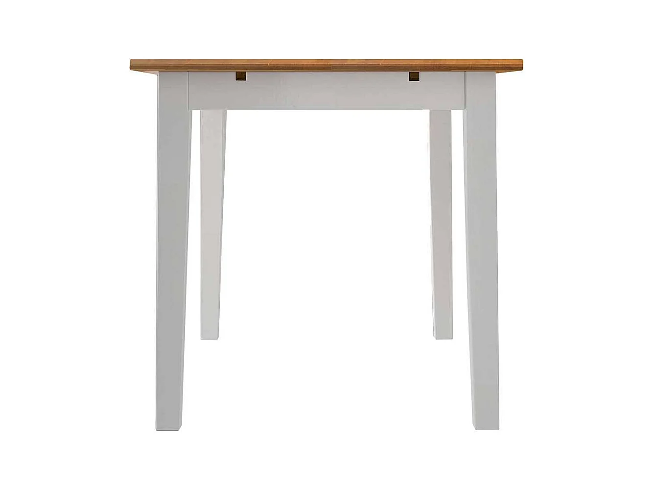 Esstisch Küchentisch in Weiß und Honigfarben