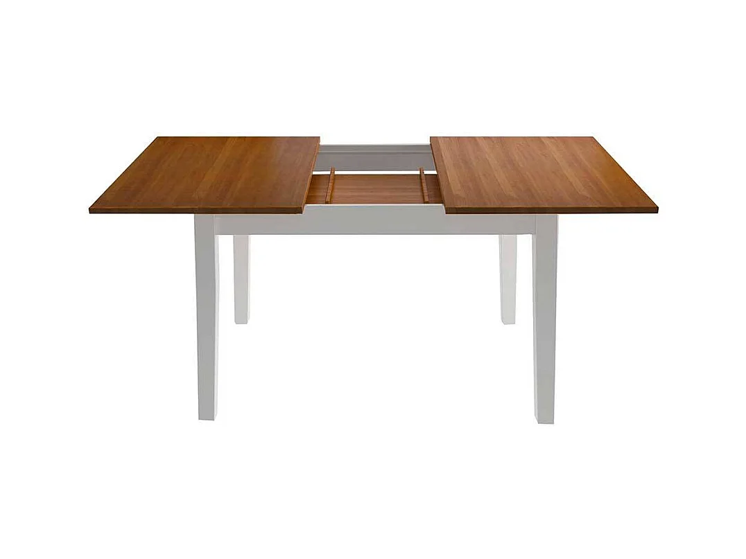 Esstisch Küchentisch in Weiß und Honigfarben