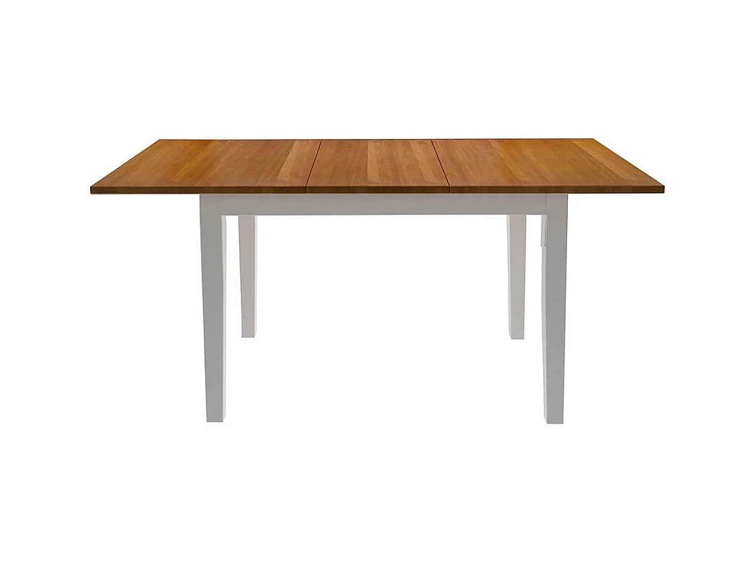 Esstisch Küchentisch in Weiß und Honigfarben