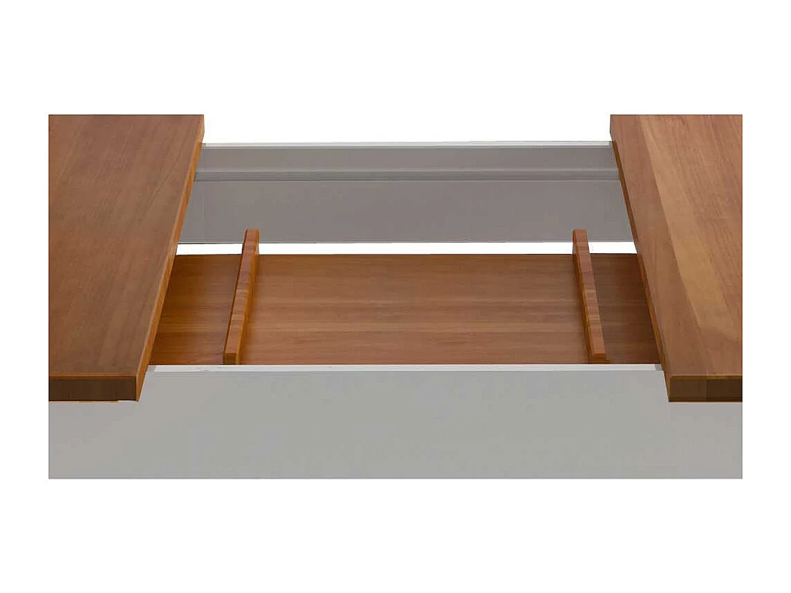 Esstisch Küchentisch in Weiß und Honigfarben