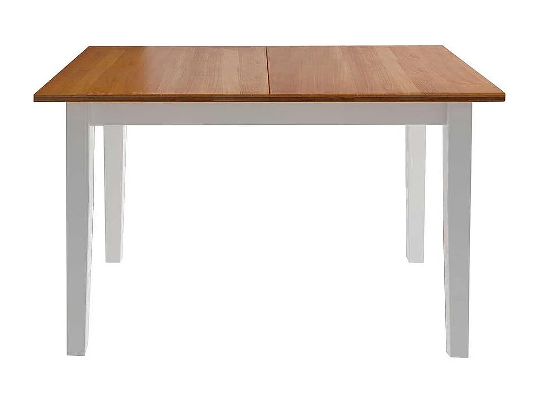 Esstisch Küchentisch in Weiß und Honigfarben