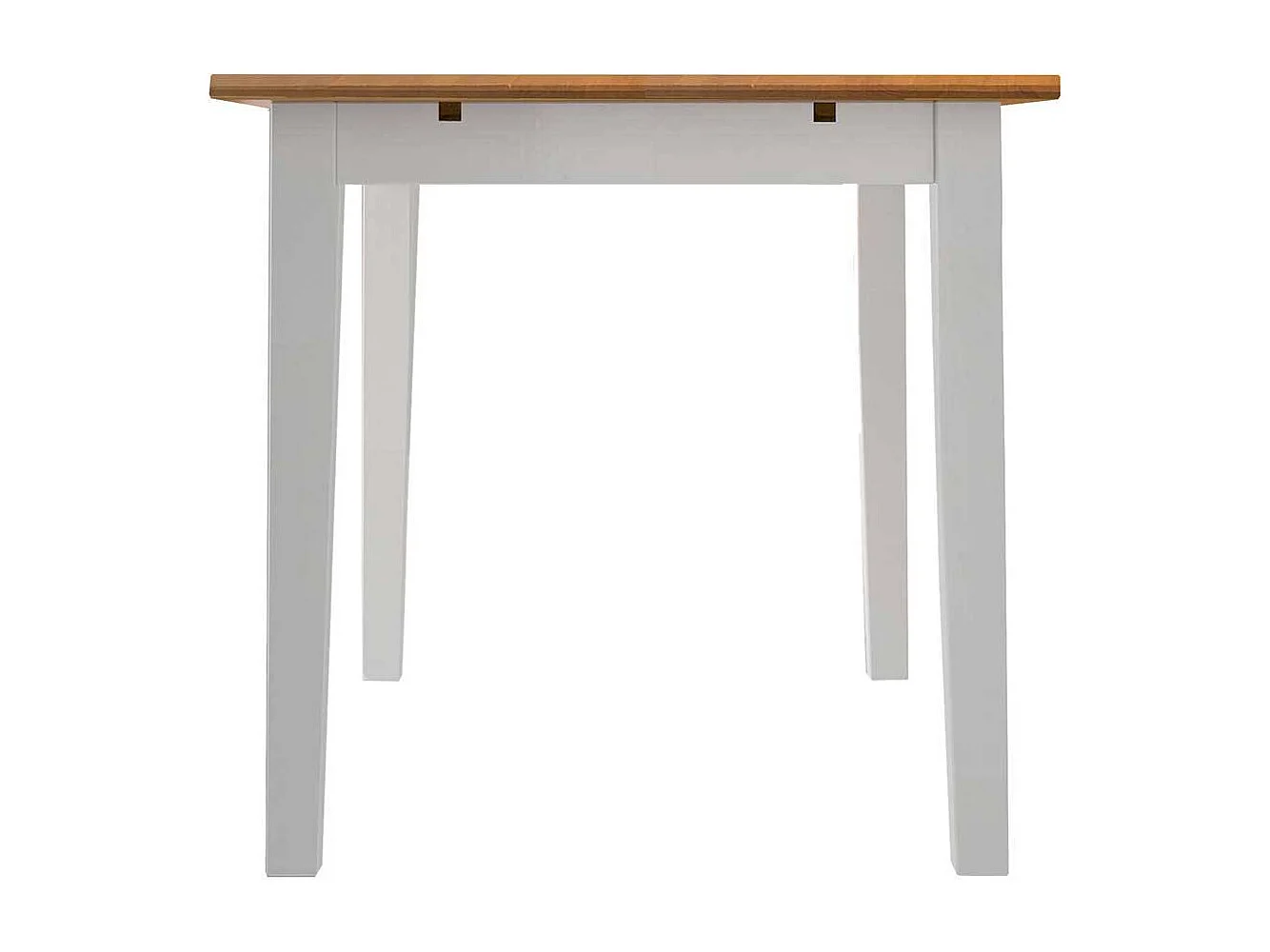 Esstisch Küchentisch in Weiß und Honigfarben