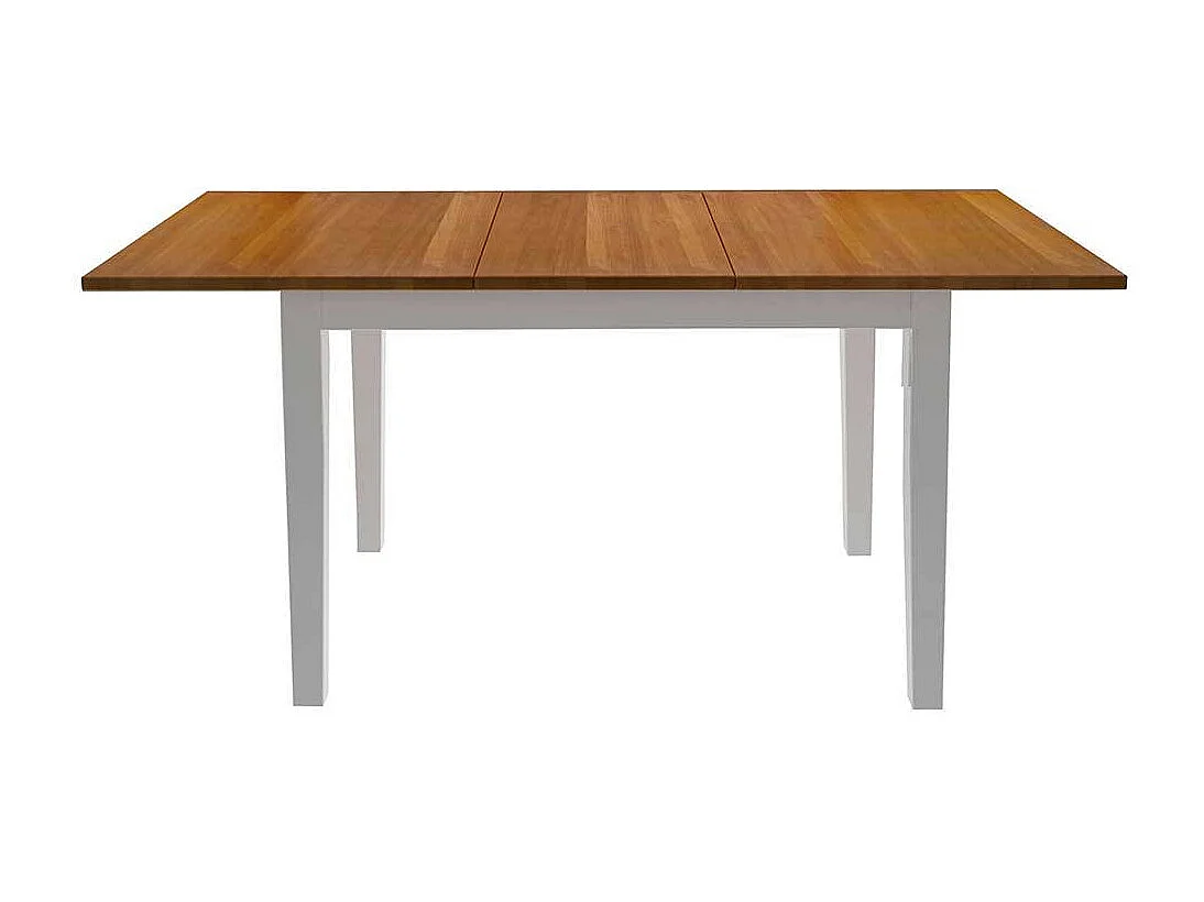 Esstisch Küchentisch in Weiß und Honigfarben