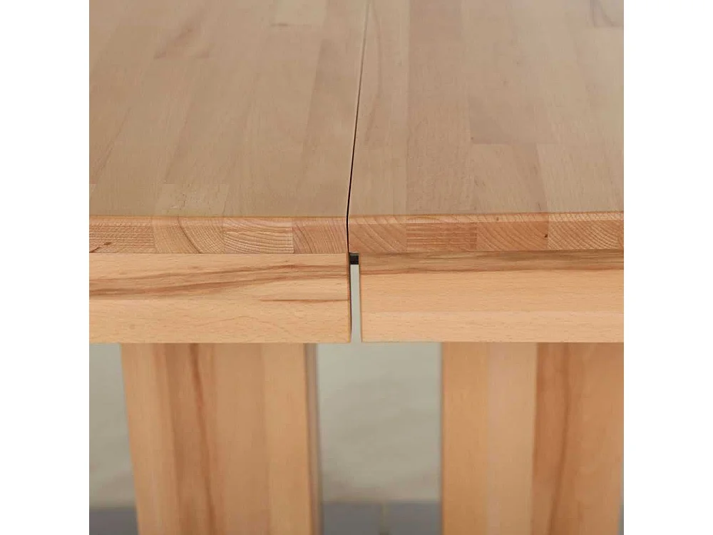 Esszimmertisch mit Auszug Kernbuche Massivholz