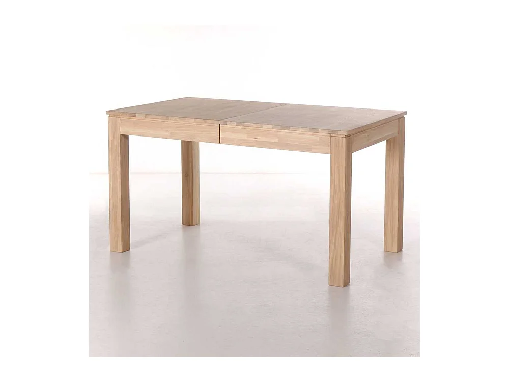 Tisch aus Eiche Massivholz mit Kulissenauszug