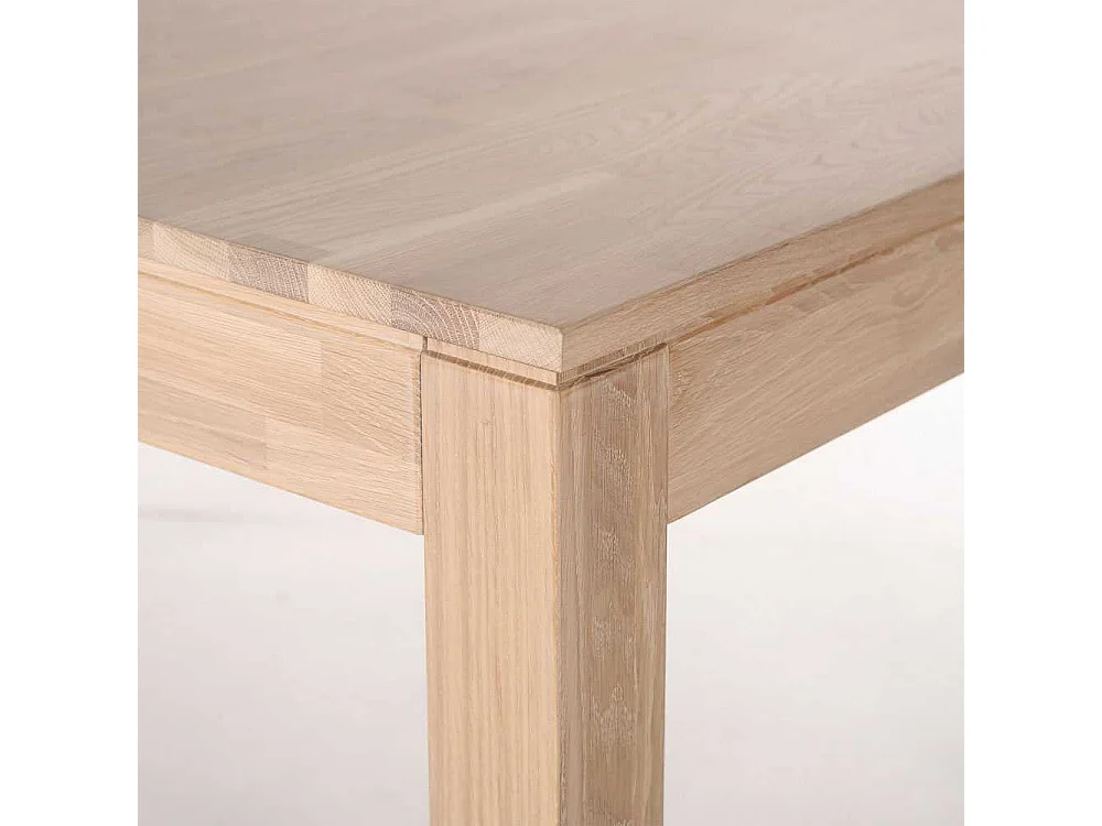 Tisch aus Eiche Massivholz mit Kulissenauszug