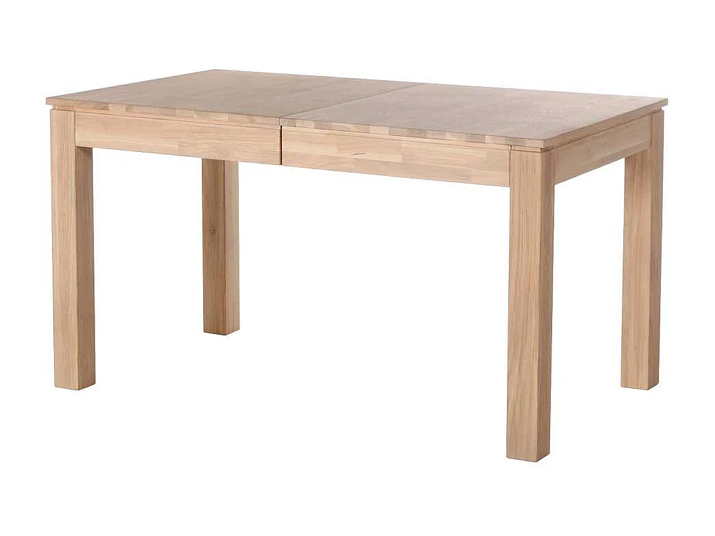 Tisch aus Eiche Massivholz mit Kulissenauszug