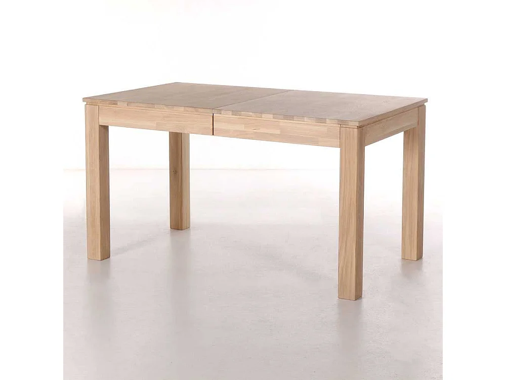 Tisch aus Eiche Massivholz mit Kulissenauszug