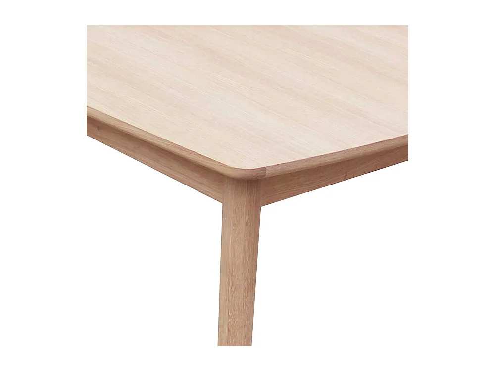 Küchen Tisch im Retrostil in Eiche Bianco