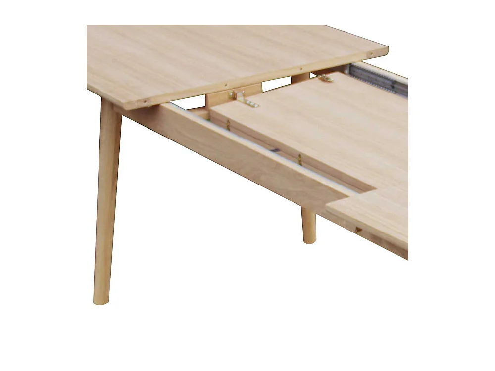 Küchen Tisch im Retrostil in Eiche Bianco