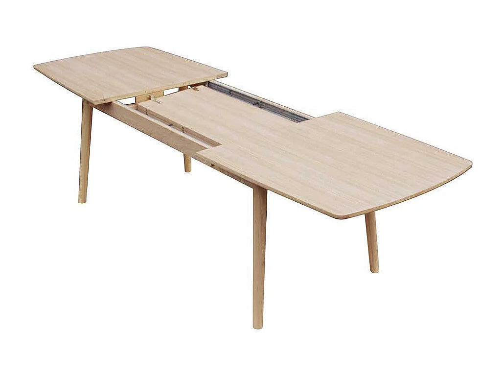 Küchen Tisch im Retrostil in Eiche Bianco