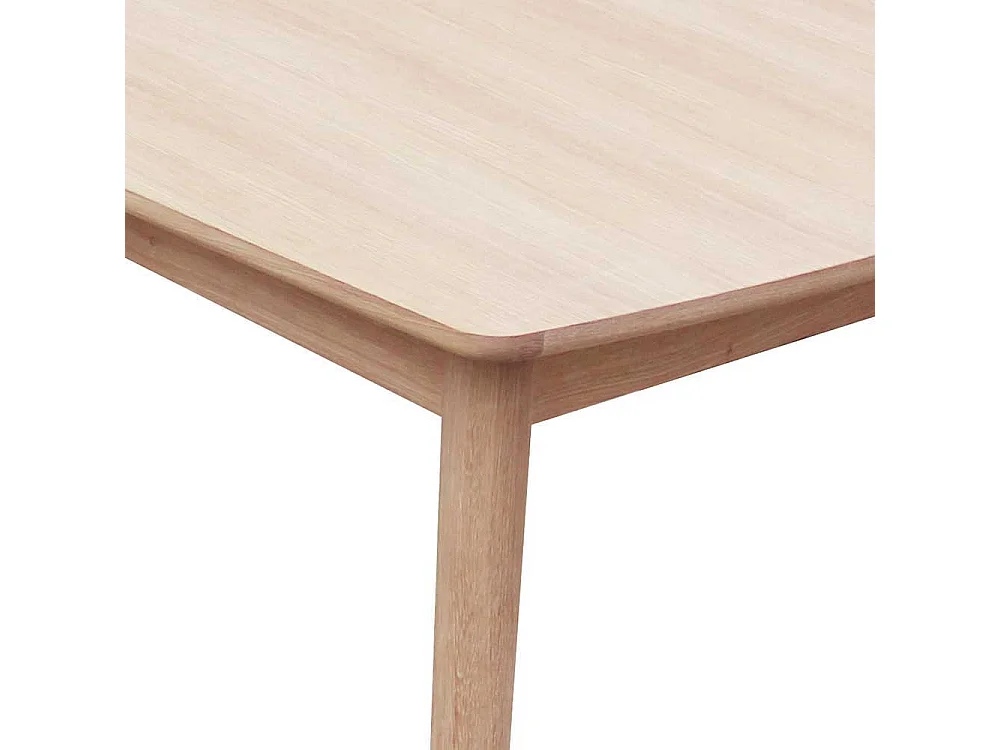 Küchen Tisch im Retrostil in Eiche Bianco