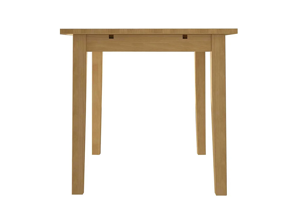 Esstisch Tisch Massivholz mit Kulissenauszug in Kieferfarben