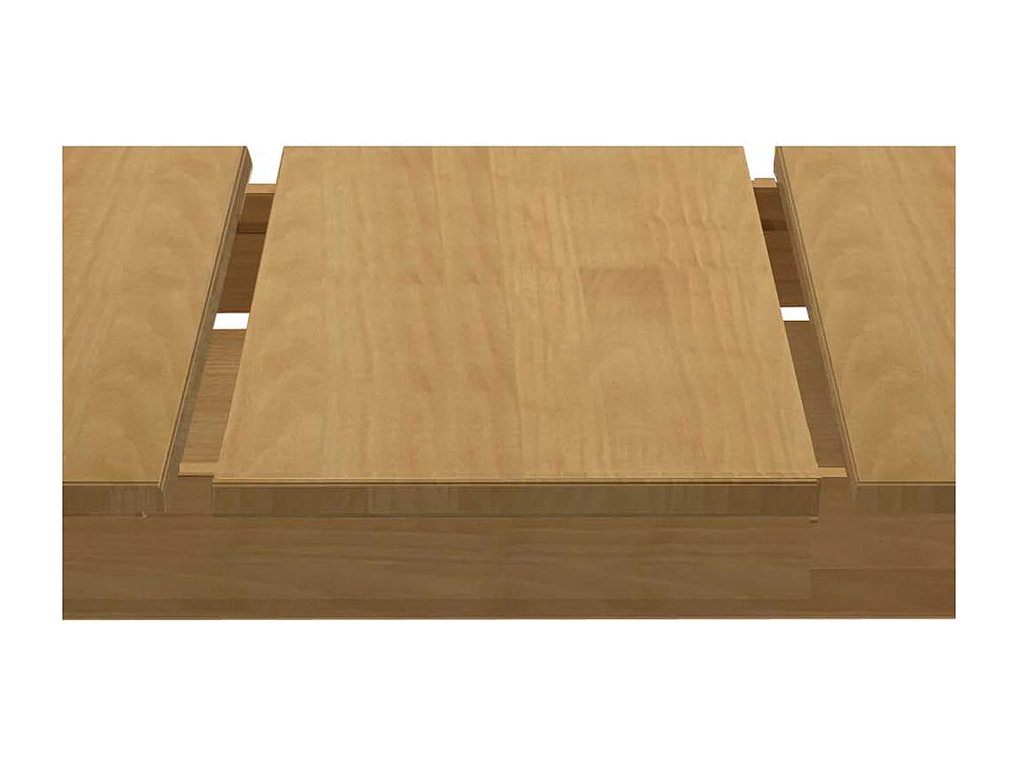 Esstisch Tisch Massivholz mit Kulissenauszug in Kieferfarben